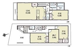 足立区鹿浜2丁目 新築一戸建て／全12棟　11号棟