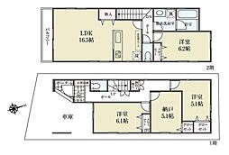 足立区鹿浜2丁目 新築一戸建て／全12棟