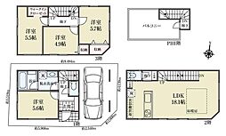 足立区本木北町 新築一戸建て