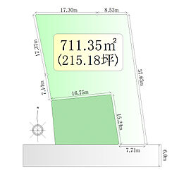 亘理町字祝田　建築条件なし