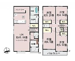 千葉市若葉区小倉台6丁目1173番　　全4棟　Ａ号棟
