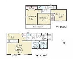千葉市若葉区若松台2丁目24−1期　　全3棟　1号棟