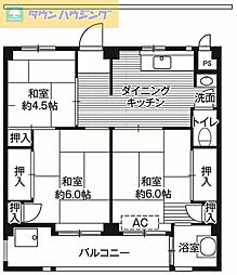 ビレッジハウス愛生5号棟 (102号室) 102