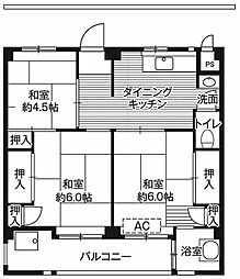ビレッジハウス愛生7号棟 (201号室) 201