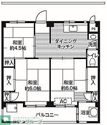 ビレッジハウス愛生4号棟 (405号室) 405