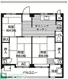 ビレッジハウス愛生1号棟 (202号室) 202