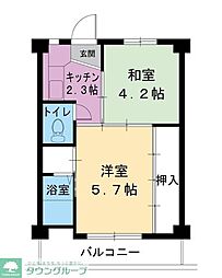 ビレッジハウス下九沢2号棟 (101号室)