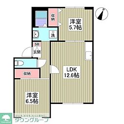 リバーテラス中の郷B