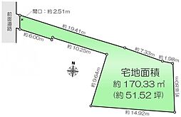 阿佐谷北4丁目 条件付売地 広々51坪超 建物プラン有