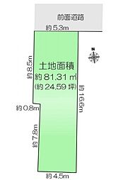 板橋区富士見町 売地24坪超 駅9分 周辺閑静