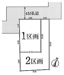 川口市南町1丁目　全2区画　土地　1区画