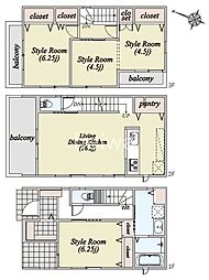 さいたま市浦和区元町1丁目 新築戸建　Ｄ号棟