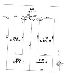 さいたま市南区鹿手袋6丁目　全4区画　土地　2号地