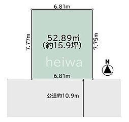 戸田市新曽南2丁目　売地