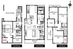 さいたま市浦和区瀬ヶ崎4丁目 新築戸建　2号棟