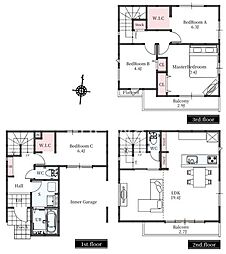 さいたま市浦和区瀬ヶ崎4丁目 新築戸建　1号棟