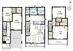 さいたま市中央区鈴谷7丁目　全5棟　新築戸建　Ｂ号棟