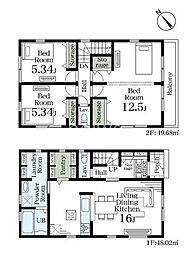 蕨市北町5丁目　全3棟　新築戸建　1号棟