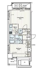 ドゥーエ新富町 1201