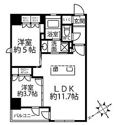 クリオラベルヴィ新富町 201