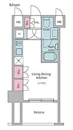 レジディア品川 303