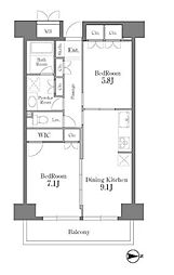 レジディア芝浦 1004