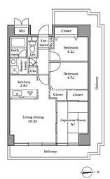 レジディア芝浦 1311