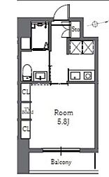 東通レジデンス芝（Totsu Residence Shiba 803