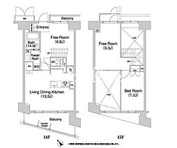 コンフォリア芝浦バウハウス 1404