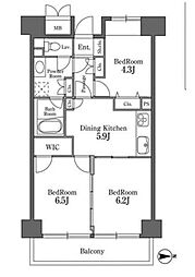 レジディア芝浦 1507