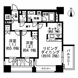 レジディア市ヶ谷 1304