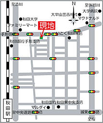 秋田市手形字十七流　土地