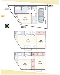 弊社直販・三方接道　４LDKリフォーム戸建　川崎区四谷上町