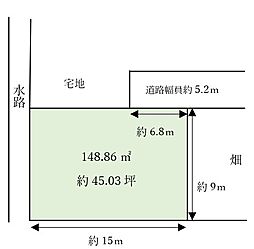売地　愛西市北一色町東田面　NO