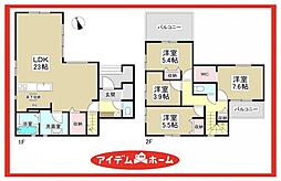 愛西市北一色町4期　1号棟