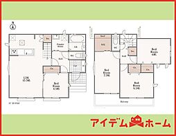 あま市七宝町秋竹四町田　A号棟
