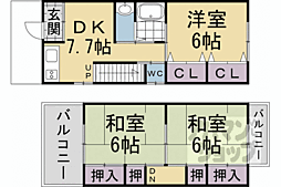 京都市右京区梅津罧原町の一戸建て