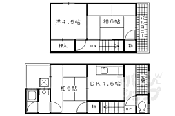 大山崎永福寺貸家20 東側
