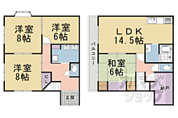 大枝中山町貸家 1