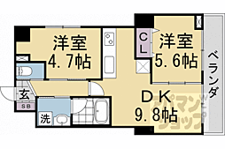 プリオーレリベルタ桂Ａ棟 401