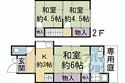 桂上豆田町貸家 北側