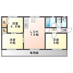 風早団地借家 1