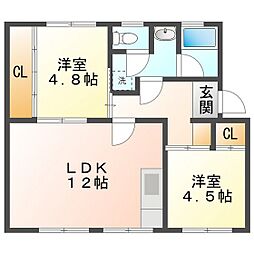笹川公団分譲106棟 404