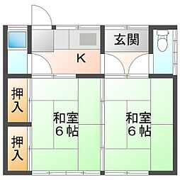 庄野羽山3丁目貸家 2