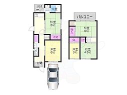 久世大薮町8-48貸家
