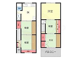 西野大鳥井町貸家