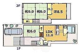 西野様子見町貸家