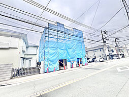 上棟工事中　大田区東雪谷1丁目　2棟限定新築戸建