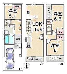 右京区太秦松本町　建築条件なし