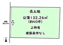 右京区西院北井御料町　建築条件なし